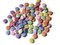 80 12.5mm Multi-Color Plastic Oyster Shell Mixed Color Seashell Beads bB1